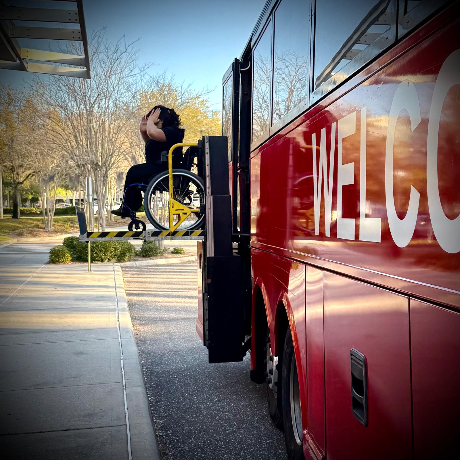 Welcome Transportation wheelchair-accessible lift